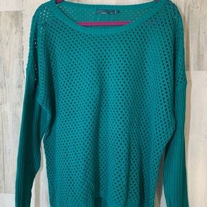 PrAna Parker Sweater Open Knit cool n breezy